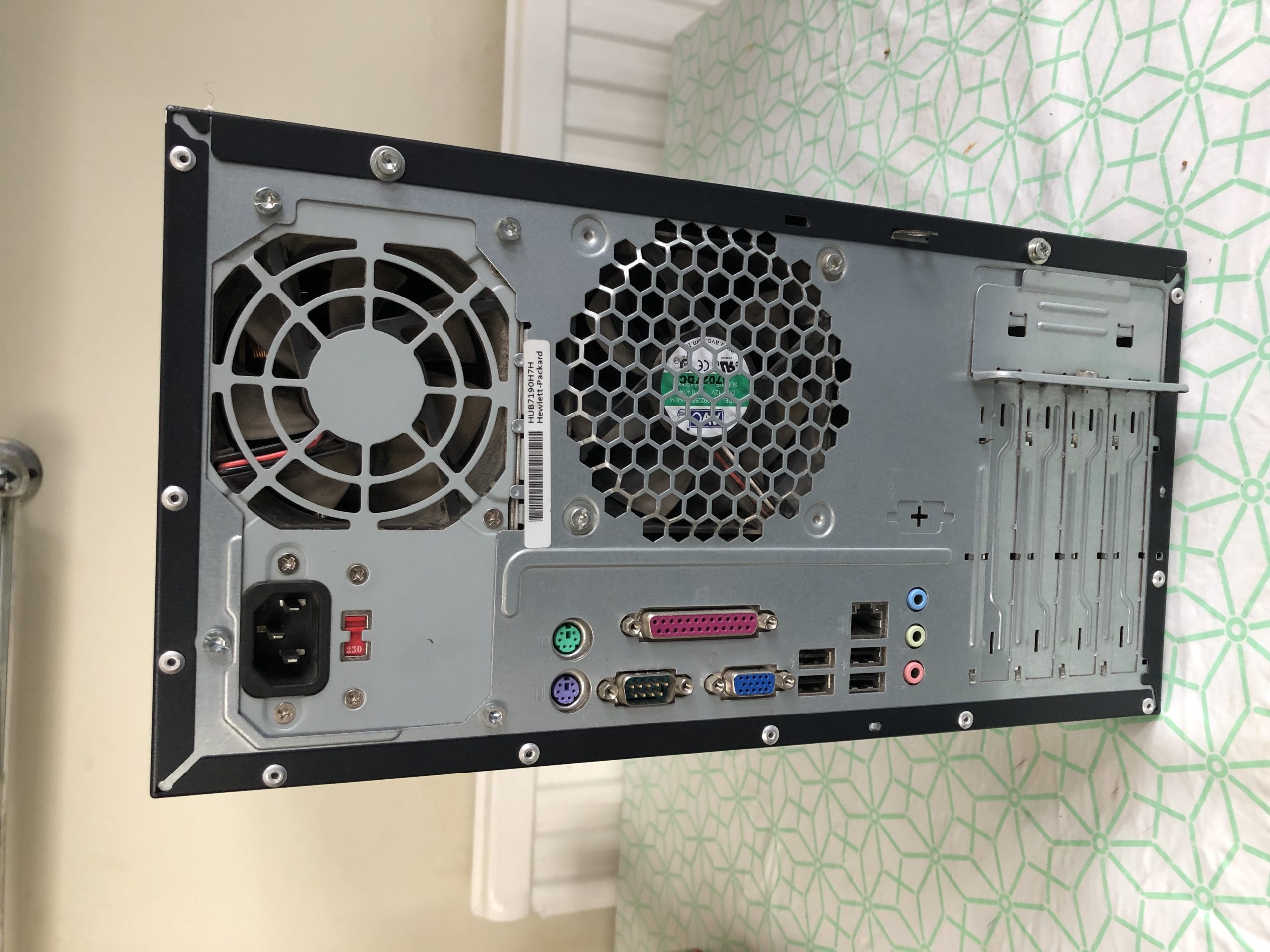 HP Compaq DX2300 Microtower, Black, Windows 10 Home. Intel Dual Core Processor