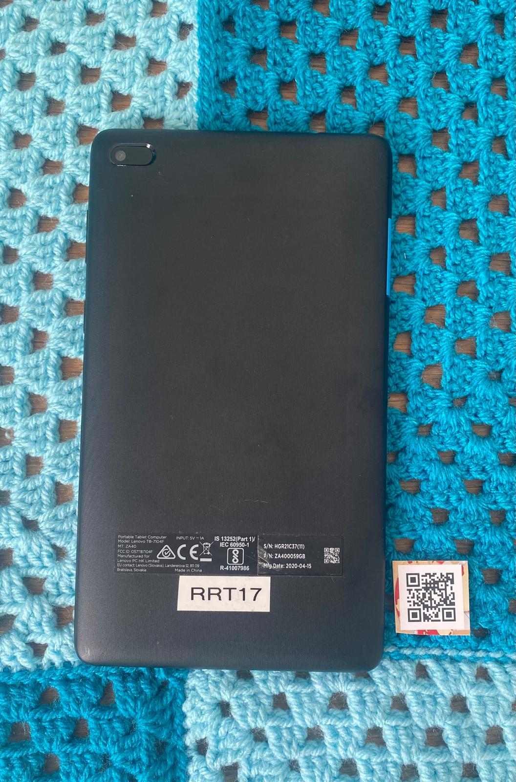 Second-Hand, used Slate Black Lenovo Tab E7 TB-7104F 16GBÂ Second-Hand, used Slate Black Lenovo Tab E7 TB-7104F 16GBÂ