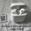 Second-hand Genuine Apple AirPods A1523 with charging Case A1602 tested on IPhone 13 with IOS 26.6.1