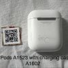 Second-hand Genuine Apple AirPods A1523 with charging Case A1602 tested on IPhone 13 with IOS 26.6.1