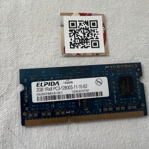 Second-hand Elpida RAM 2G8 2R8 PC3 (DDR3), memory laptop